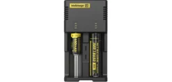 CHARGEUR 2 ACCUS AC100-240V 50/60HZ - DC12V