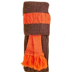 CHAUSSETTE BYRON + GARTER PECAN