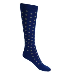 CHAUSSETTES FANTAISIE POIS BLEU