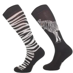 CHAUSSETTES FUN DESIGN ZEBRE