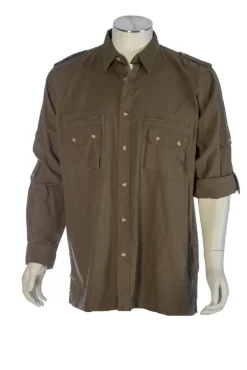CHEMISE DE CHASSE HOMME AUTHENTIC KAKI