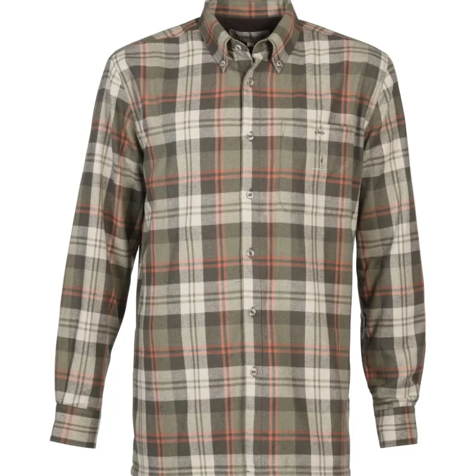 CHEMISE DE CHASSE HOMME INVERNESS KAKI ORANGE
