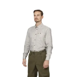 CHEMISE DE CHASSE HOMME OXFORD GRAPE TERRACOTTA