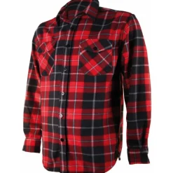 CHEMISE DE CHASSE HOMME POLAIRE ROUGE