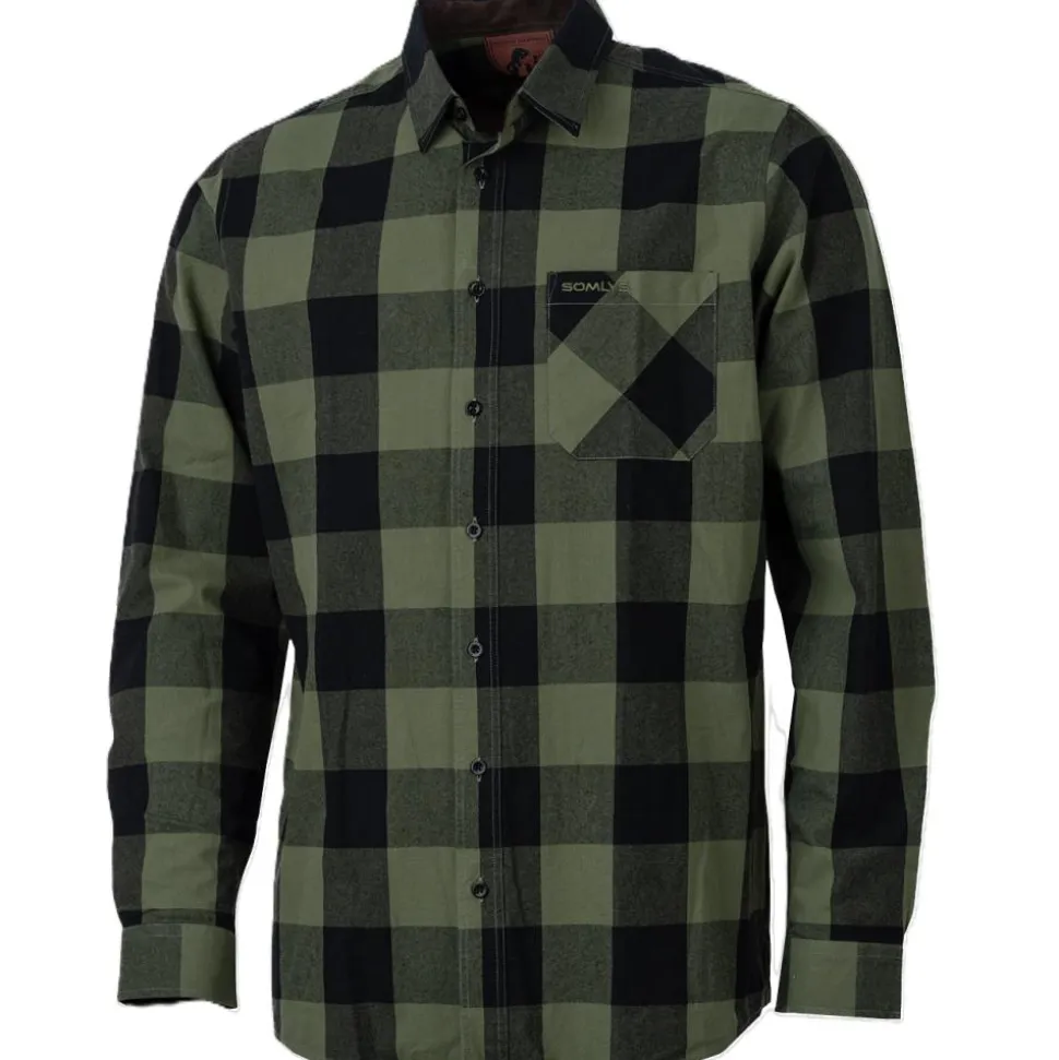 CHEMISE DE CHASSE HOMME SCANDINAVE VERTE