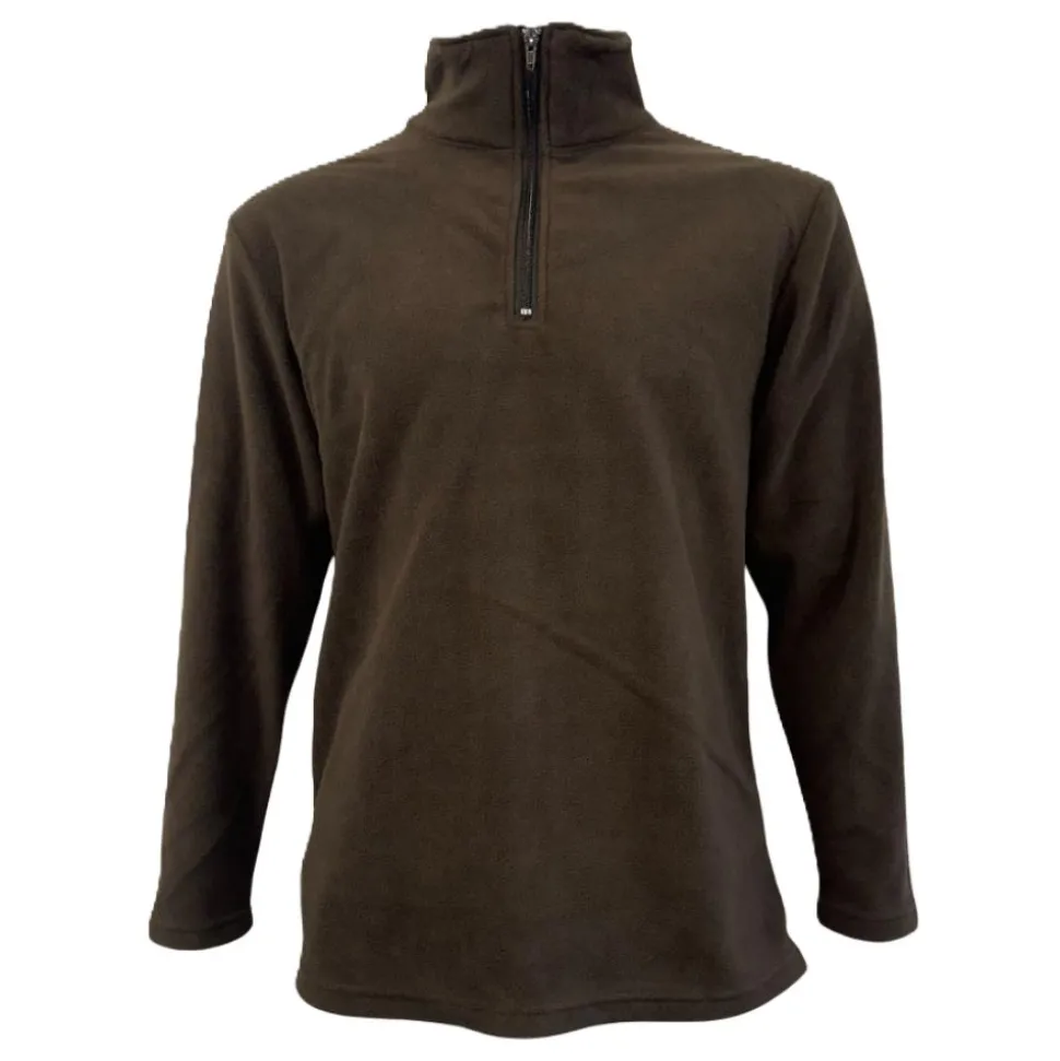 CHEMISE F1 MICRO POLAIRE MARRON