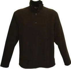CHEMISE F1 ZIP MICRO POLAIRE MARRON