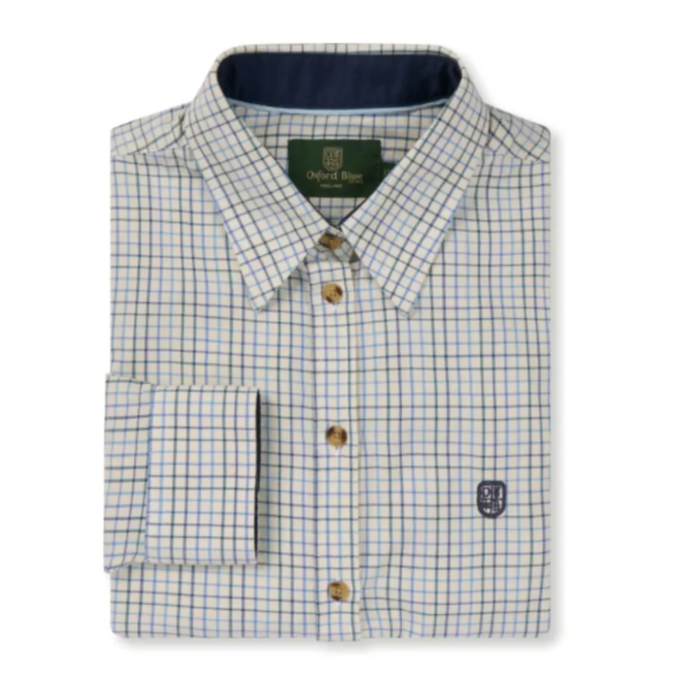 CHEMISE FEMME TATTERSALL NAVY