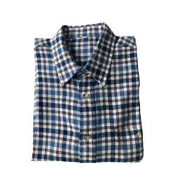 CHEMISE GLAO CARREAUX BLEU ECOSSAIS