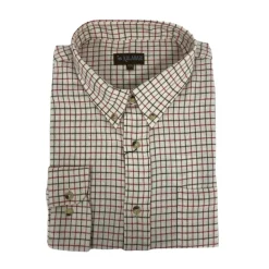 CHEMISE NATURE ROUGE/MARRON