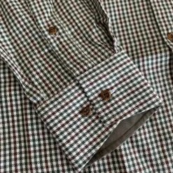 CHEMISE PETIT CARREAUX VERT FONCE