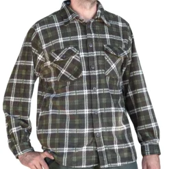 CHEMISE POLAIRE OVER MARRON