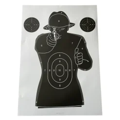 CIBLES 50X70 BUSTE POLICE X100