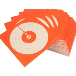 CIBLES 10X10 ROUGE X100