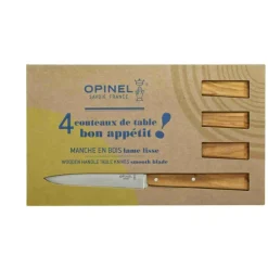 COFFRET 4COUTEAUX TABLE BON APPETIT