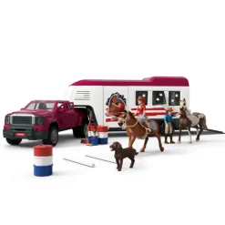 COFFRET PICK-UP ET SA GRANDE REMORQUE ÉQUESTRE