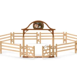 COFFRET PRÉ POUR CHEVAUX AVEC PORTAIL