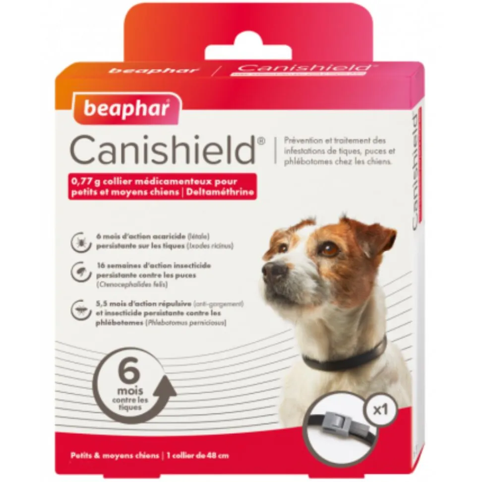 COLLIER CANISHIELD PT/MOYEN CHIEN