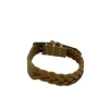 COLLIER TRESSE 40CM COGNAC