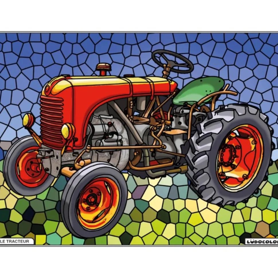 COLORIAGE LE TRACTEUR