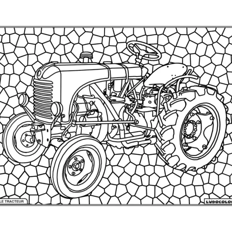 COLORIAGE LE TRACTEUR
