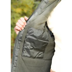 COUPE VENT FOURRE KAKI