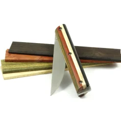 COUTEAU 11CM EBENE+POCHETTE KRAFT