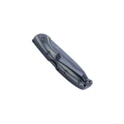 COUTEAU 11CM VERT NOIR AVC CLIP