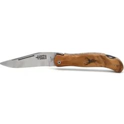 COUTEAU LAGUIOLE GRANDE NATURE EN OLIVIER CERF
