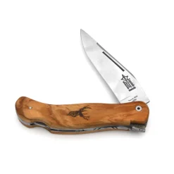 COUTEAU LAGUIOLE GRANDE NATURE EN OLIVIER CERF