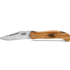 COUTEAU LAGUIOLE GRANDE NATURE EN OLIVIER BECASSE