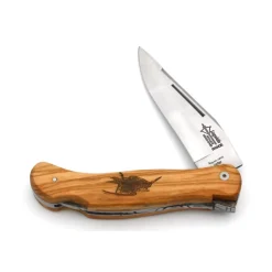 COUTEAU LAGUIOLE GRANDE NATURE EN OLIVIER BECASSE