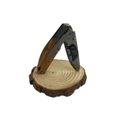 COUTEAU PLIANT LAME SANGLIER + ETUI