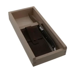 COUTEAU PREMIUM MANCHE EN CORNE VERITABLE COFFRET