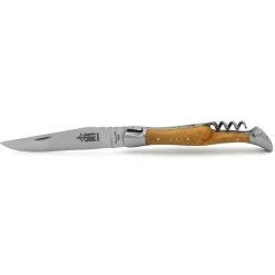 COUTEAU TIRE-BOUCHON LAGUIOLE EN GENEVRIER