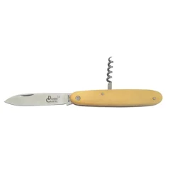 COUTEAU TIRE-BOUCHON NAVETTE EN POINTE DE CORNE