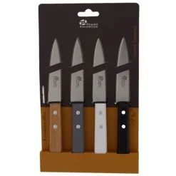 COUTEAUX OFFICE MANCHES COULEUR X4