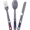 COUVERTS X3 INOX AVEC AGRAFE