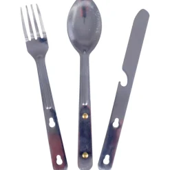 COUVERTS X3 INOX AVEC AGRAFE