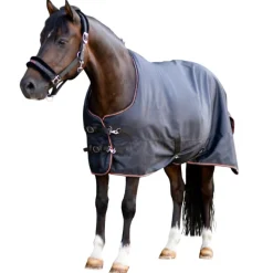COUVERTURE IMPERMEABLE DOUBLE POLAIRE PONEY 0GR NOIR