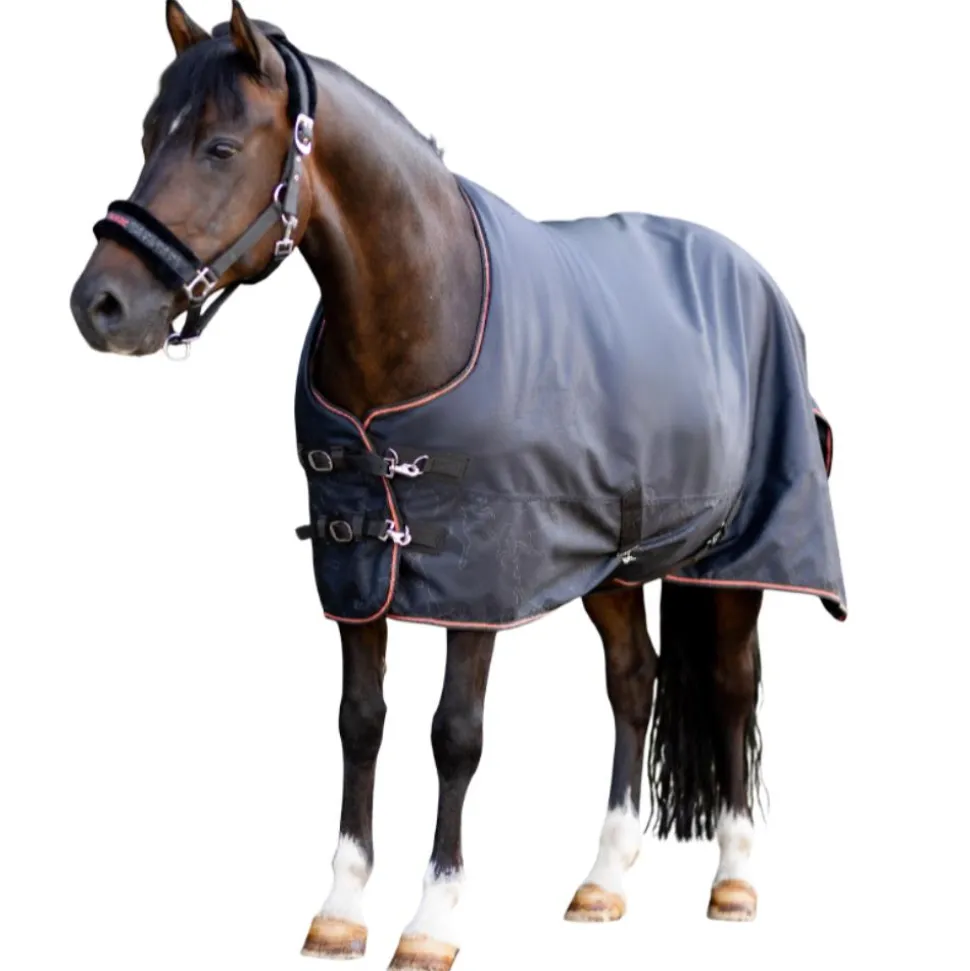 COUVERTURE IMPERMEABLE DOUBLE POLAIRE PONEY 0GR NOIR