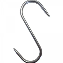 CROCHETS INOX X10 14CM DIAMETRE 5MM
