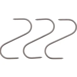 CROCHETS X3 BOUCHER INOX 14 CM