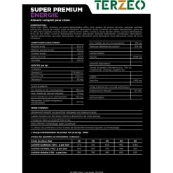 CROQUETTE SUPER PREMIUM ENERGIE 14KG