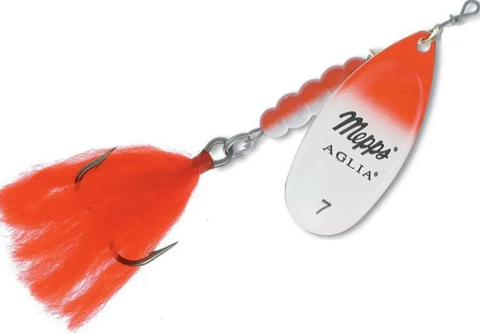 CUILLER AGLIA BLANC ROUGE ARGENT N°7