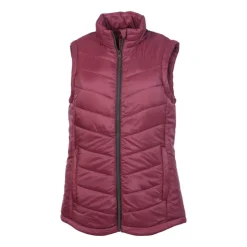 DOUDOUNE SANS MANCHE AUDREY FEMME BORDEAUX