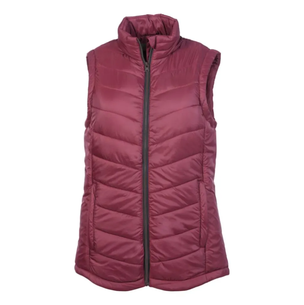 DOUDOUNE SANS MANCHE AUDREY FEMME BORDEAUX