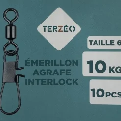 EMERILLONS A AGRAFE INTERLOCK X10