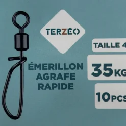EMERILLONS A AGRAFE RAPIDE X10
