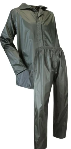 ENSEMBLE PLUIE VESTE +PANTALON KAKI
